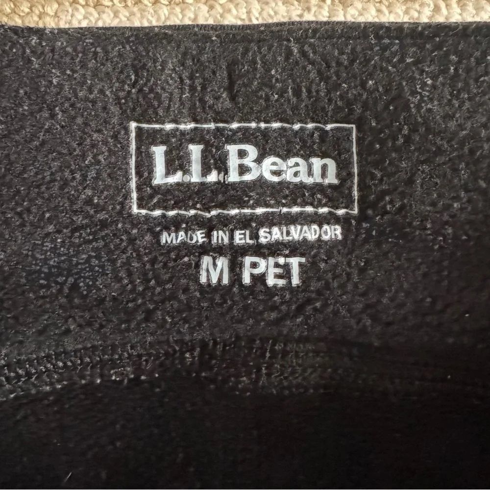 L.L. Bean Black Fleece Lined Thermal Pants Outdoor Hiking Lounge Medium Petite